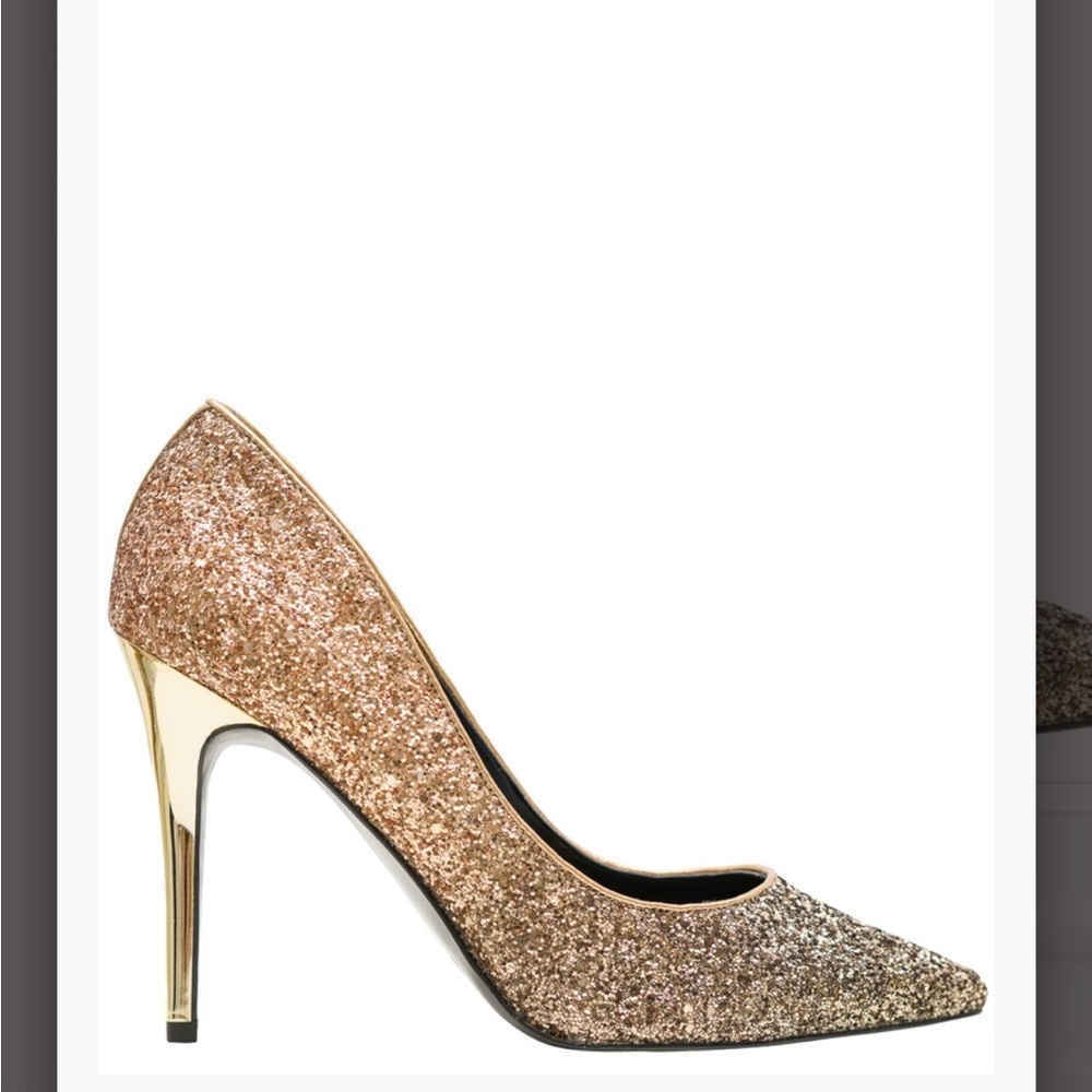 Guess Italian fashion paradise gold 👠 heels - Picture 3 of 8
